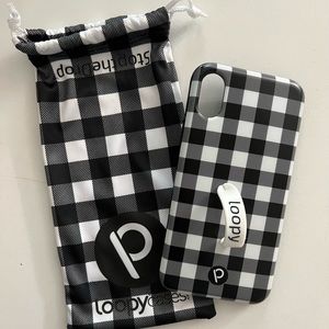 iPhone X/XS Buffalo Plaid Loopy Case